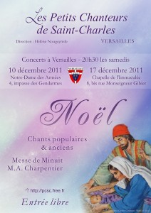 Concert de Noël à Versailles