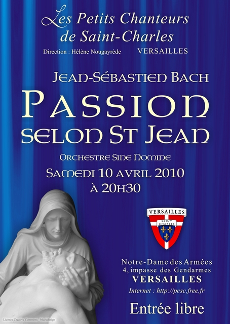Passion selon Saint Jean à Versailles