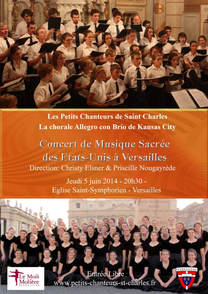 Annonce des concerts de juin 2014 Les Petits Chanteurs de Saint